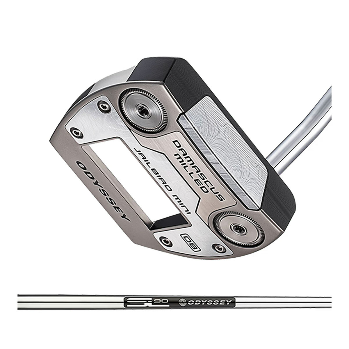 オデッセイ DAMASCUS MILLED SEVEN CH パター STROKE LAB 90 STEEL FOR DMC MLD スチールシャフト 2026年モデル ODYSSEY GOLF ダマスカス セブン シーエイチ PUTTER ゴルフクラブ Callaway キャロウェイ