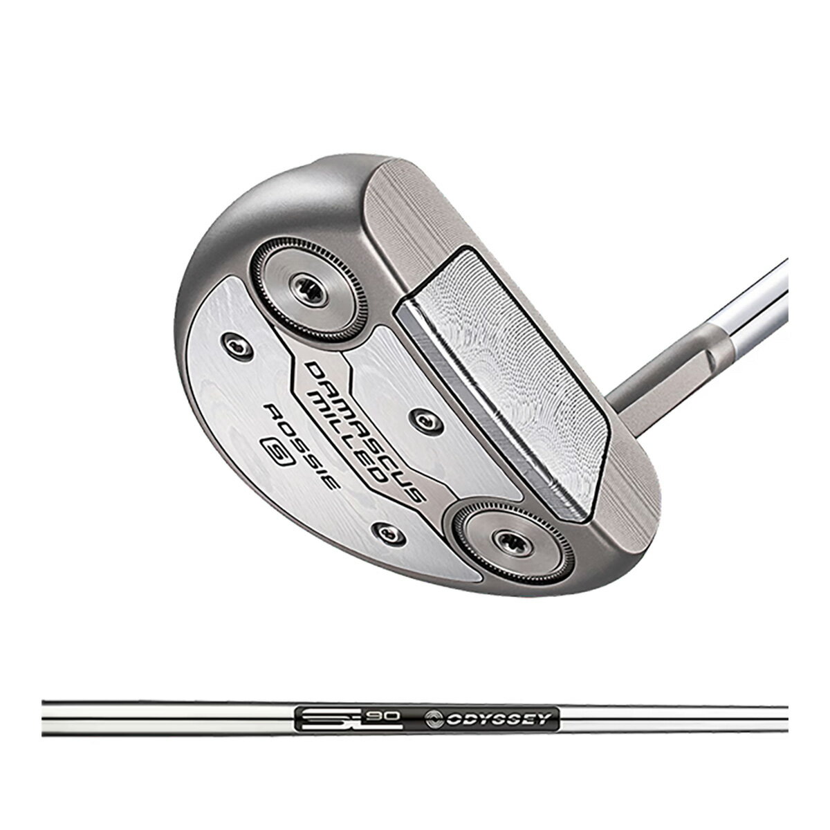 オデッセイ DAMASCUS MILLED ROSSIE Sパター STROKE LAB 90 STEEL FOR DMC MLD ス...