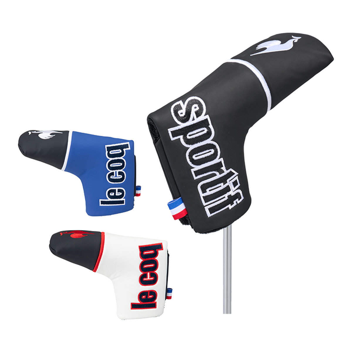 ルコックスポルティフ ゴルフ ピン型・マレット型用 パターカバー マグネットタイプ LG5SHC50M アクセサリー ヘッドカバー 2025年春夏モデル le coq sportif GOLF