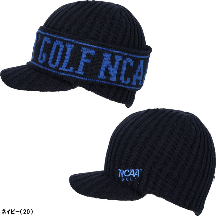 NCAA GOLF ネックウォーマー付き 2WAY ニットキャップ メンズ NG9013 キャップ 帽...