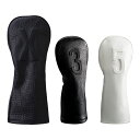 ベゼル ゴルフ LUX FW HEADCOVER EMBOSSED HC1123 ヘッドカバー フェアウェイウッド用 2024年秋冬モデル VESSEL GOLF(4)