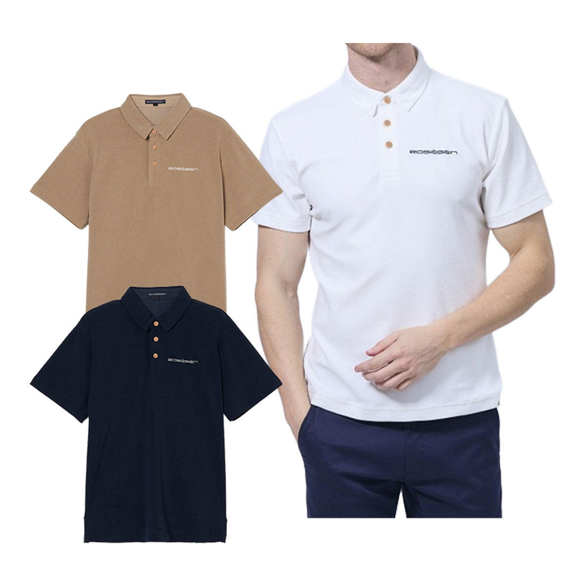 乐天商城 - ロサーセン パイル 半袖 ポロ 044-23341 ゴルフウェア トップス 2025年春夏モデル Rosasen GOLF