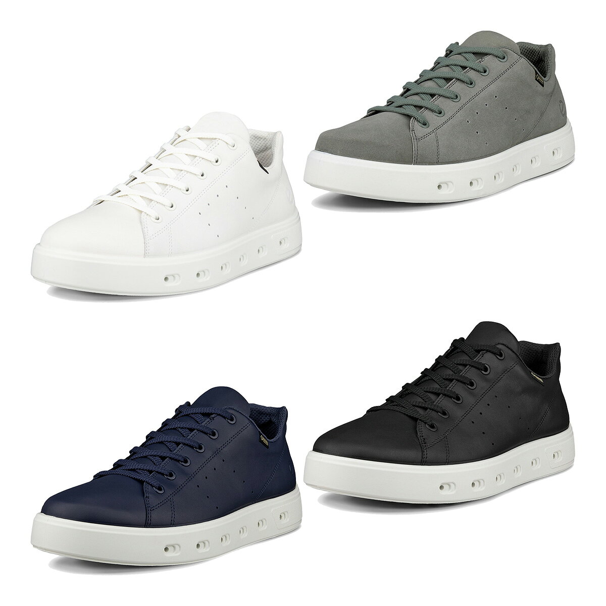 乐天商城 - エコー ECCO スニーカー ストリート720 ECCO street 720 men メンズ 52088401007／52088402232／52088401038／52088401001 カジュアルスニーカー GORE-TEX搭載 ゴアテックス レザー タウンユース