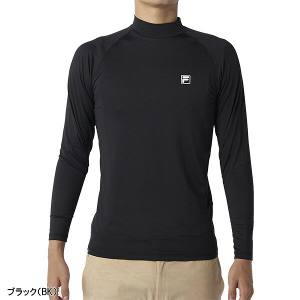 【最大6000円引きクーポン配布中】フィラ ゴルフ 長袖 ハイネック インナーシャツ メンズ 784-980 蓄熱裏起毛 インナーウェア アンダーウェア アンダーシャツ ゴルフウェア 2024年秋冬モデル FILA GOLF 784980 秋冬ウェア UVカット 保温 蓄熱