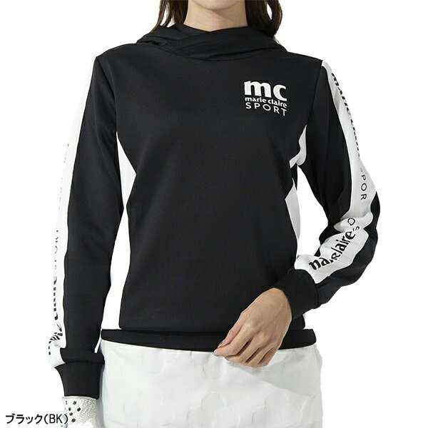 【最大6000円引きクーポン配布中】【レディース】マリ・クレール ダンボールニット パーカー 732-508 ゴルフウェア