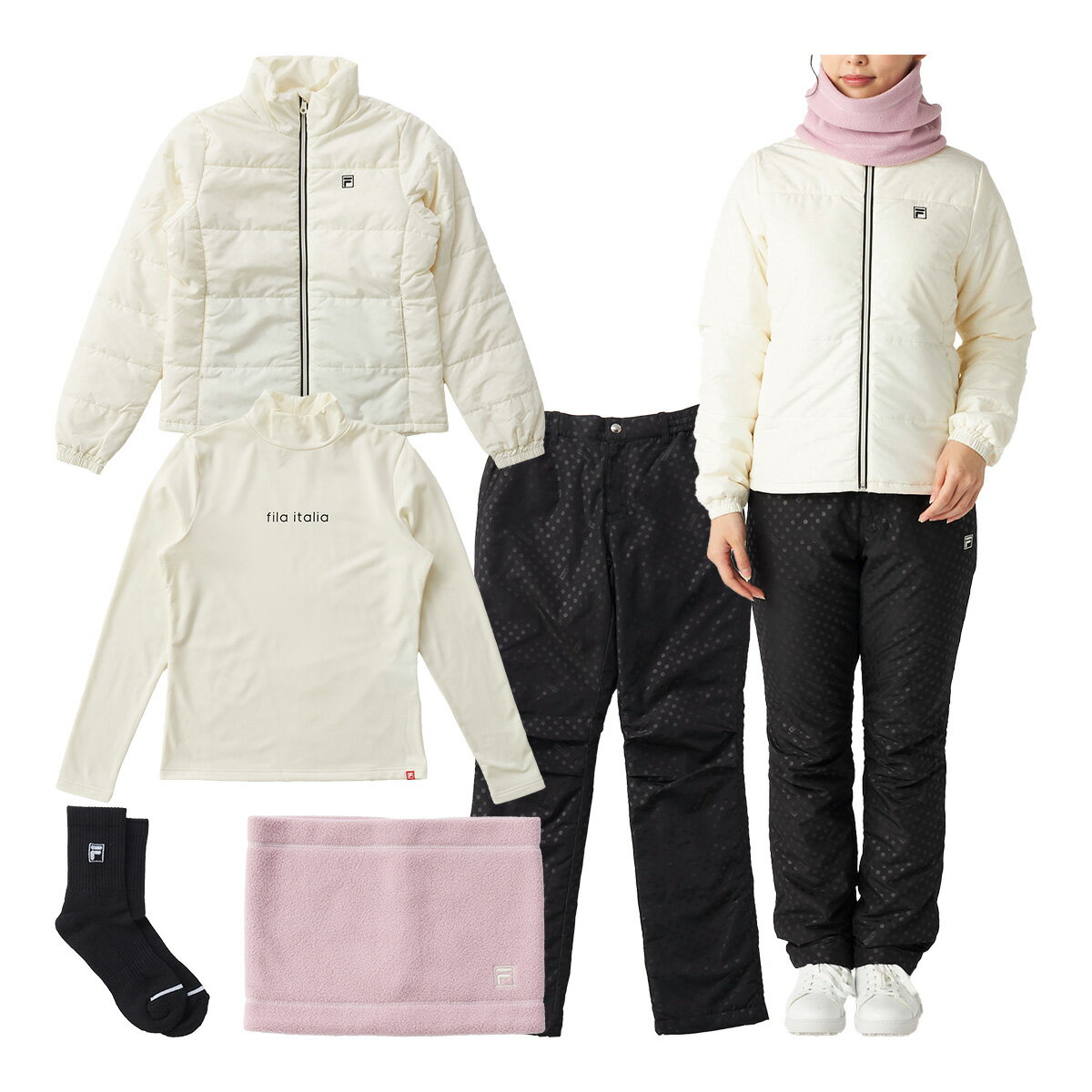 【レディース】フィラゴルフ 2026年 新春福袋 5点セット 795-100 ゴルフウェア FILA GOLF フィラ お楽しみ袋 ハッピーバッグ ラッキーバッグ 秋冬ウェア 795100 女性用