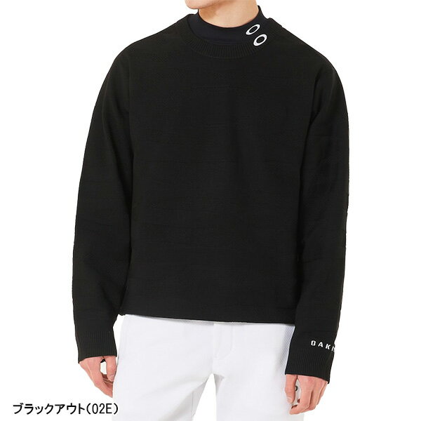 【最大6000円引きクーポン配布中】オークリー 長袖 クルーネック セーター カモジャガードセーター メンズ FOA408271 ニット トップス ゴルフウェア 2025年秋冬モデル Oakley Camo JQ Sweater 秋冬ウェア