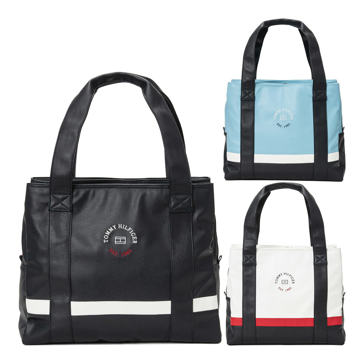 トミーヒルフィガー ゴルフ トートバッグ フラッグロゴ THMG5FT4 2025年秋冬モデル TOMMY HILFIGER ト..