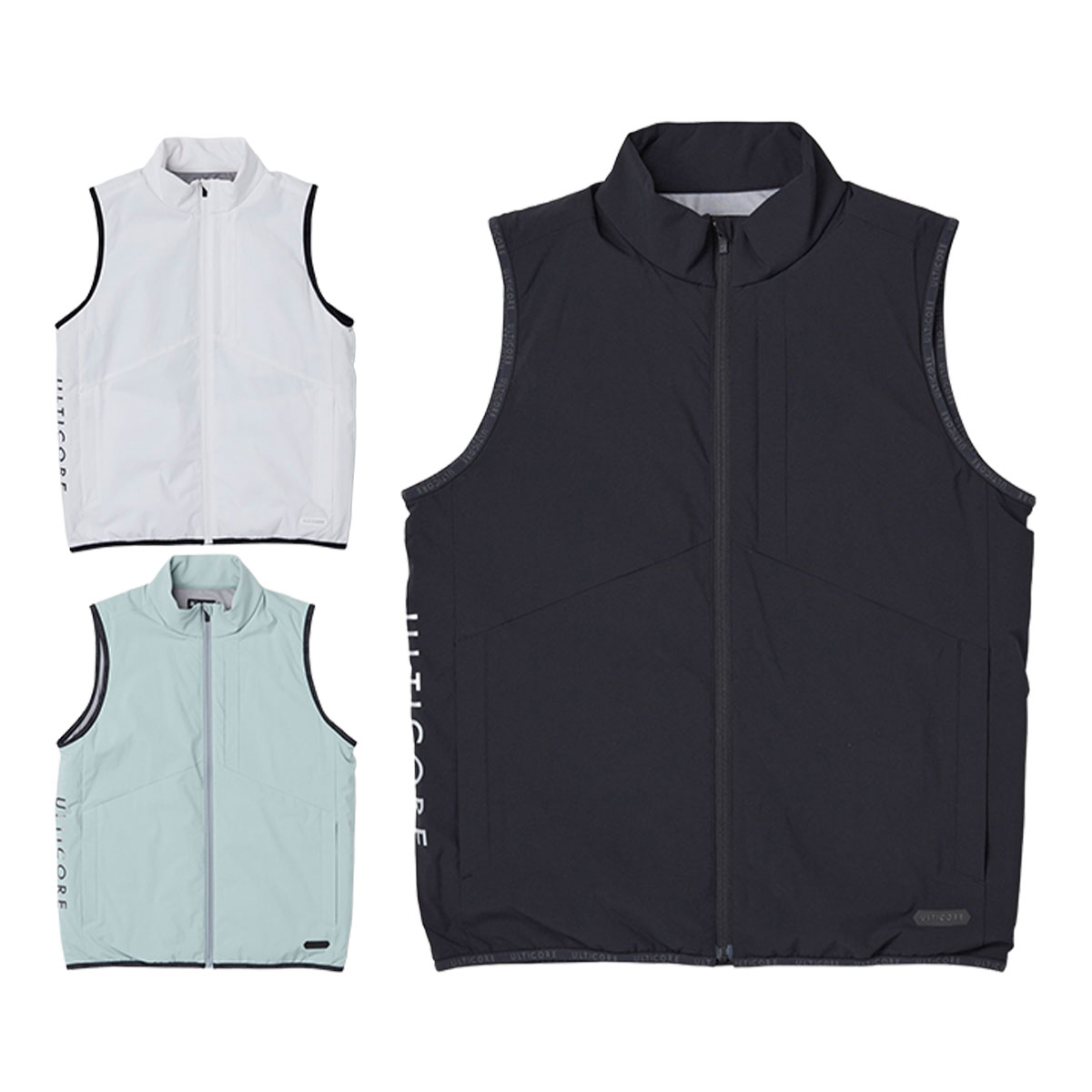 ブリヂストン ゴルフ 4Dimotion Fit 前開き 中わた ベスト FBM30C ゴルフウェア メンズ トップス 2025年秋冬モデル BRIDGESTONE GOLF