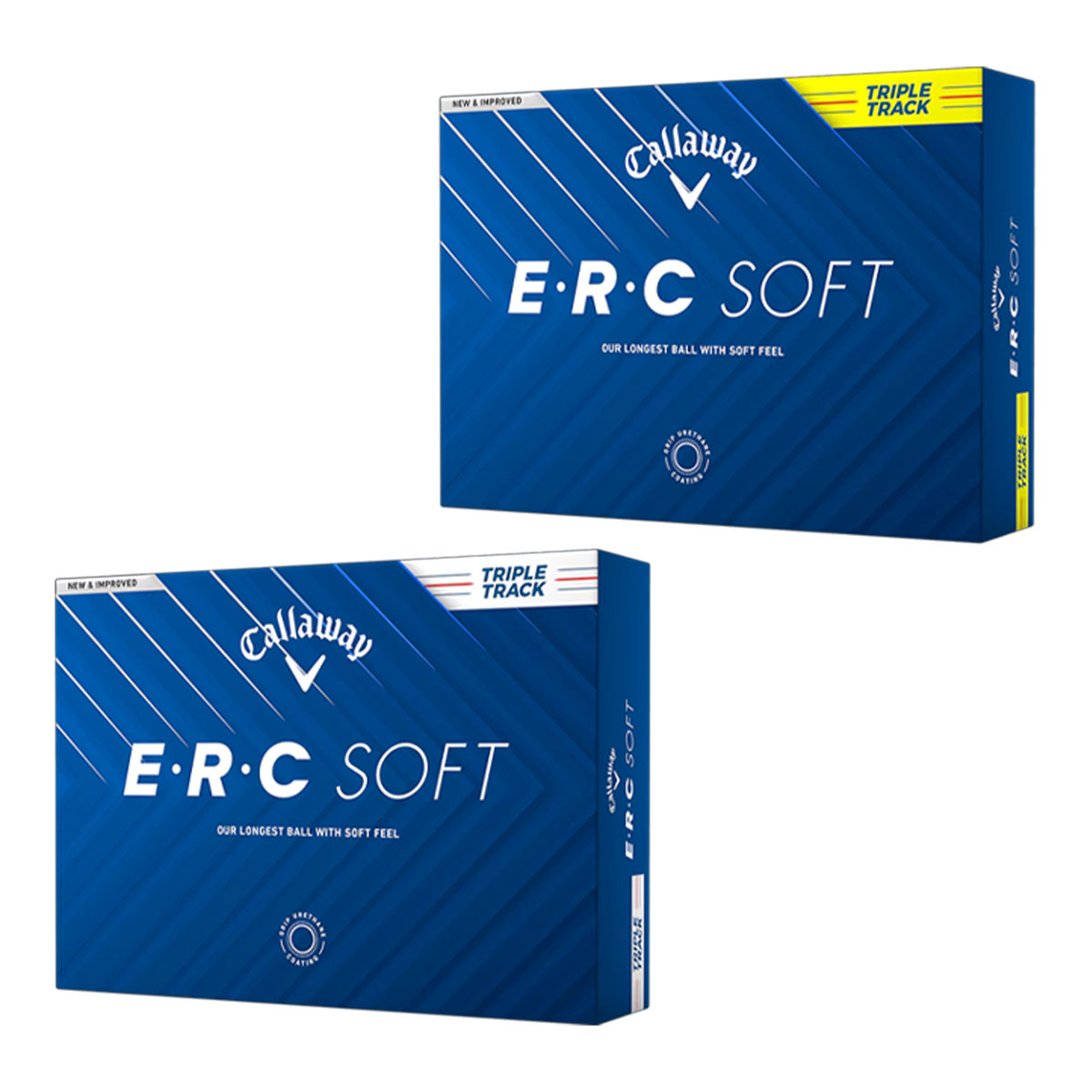 キャロウェイ E・R・C SOFT ゴルフボール ●2025年モデル● 2ダースセット（24球入り） Callaway Golf[まとめ買い][イーアールシー ソフト]