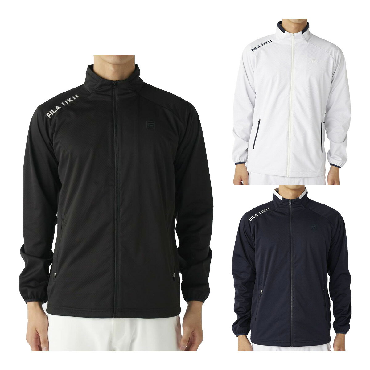 フィラ ゴルフ 長袖 フルジップ ブルゾン 4WAYストレッチ ライトボンディングブルゾン メンズ 785-201 アウター ゴルフウェア 2025年秋冬モデル FILA GOLF 秋冬ウェア 785201 防寒