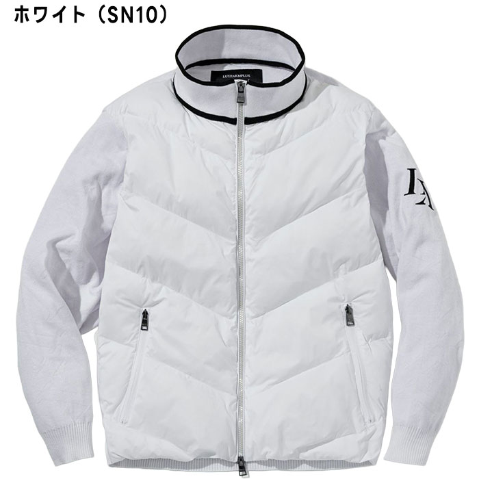 リュクスエイケイエムプラス ゴルフ スリーブニットパデッド スタンド ジャケット ...