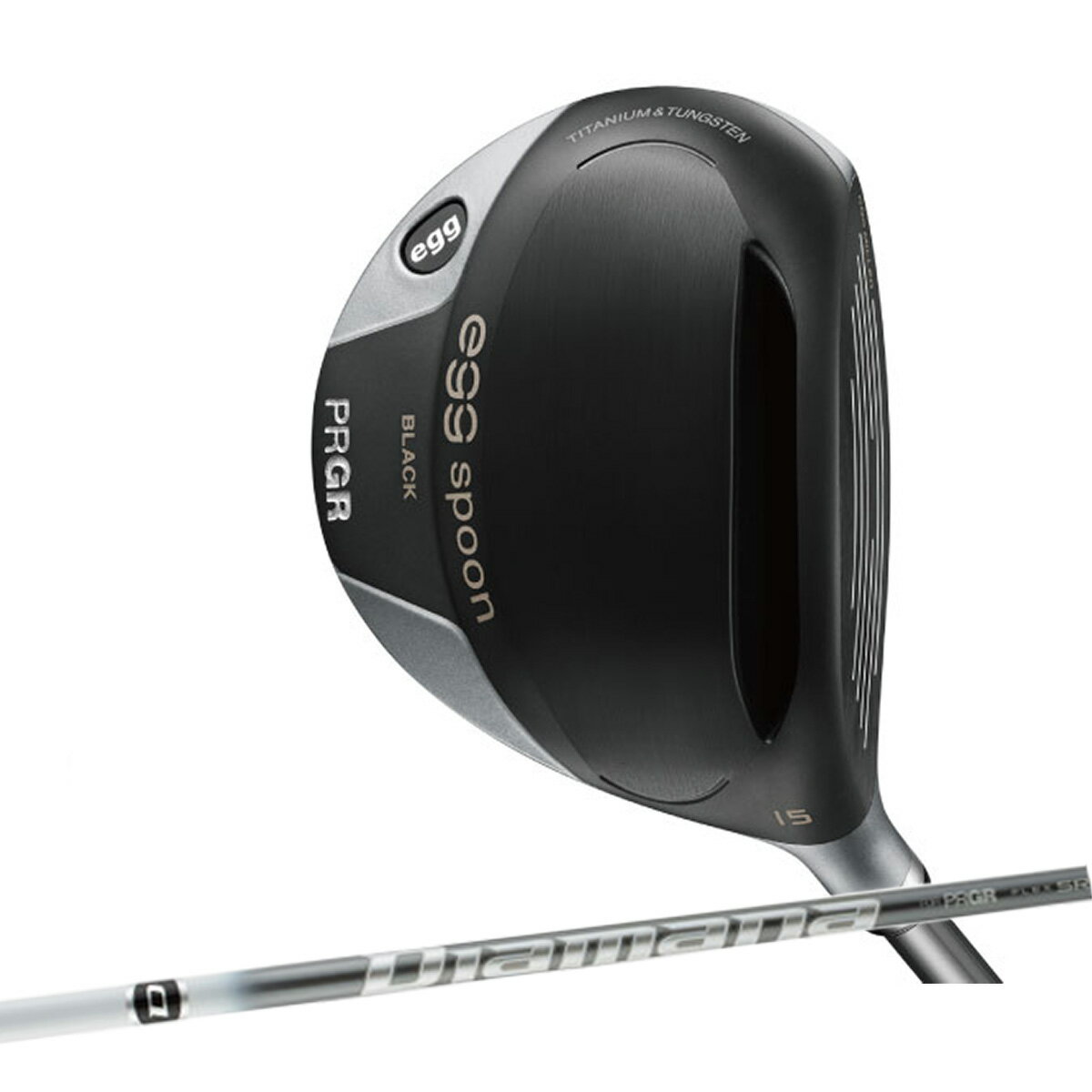 【数量限定品】プロギア egg spoon BLACK フェアウェイウッド（3W）2021年モデル[日本仕様][PRGR エッグ スプーン ブラック]
