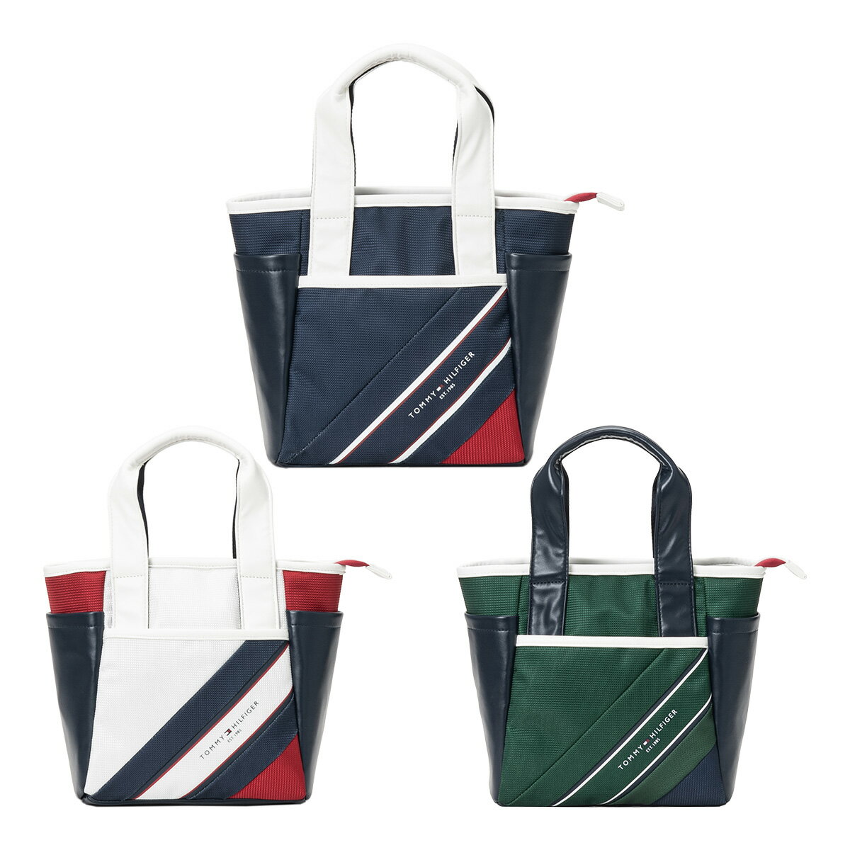 トミーヒルフィガー ゴルフ ラウンドバッグ エッセンシャル THMG5FT7 2025年秋冬モデル TOMMY HILFIGER トミー ヒルフィガー メンズ レディース ユニセックス カートバッグ ミニトート ラウンドトート