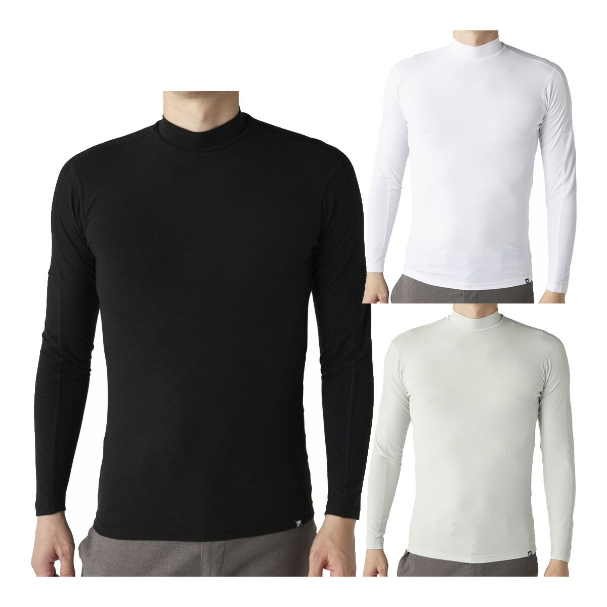 フィラ ゴルフ 長袖 ハイネック アンダーウェア 調温機能付き ハイネックインナー メンズ 785-980 アンダーシャツ セカンドスキン インナーシャツ ゴルフウェア 2025年秋冬モデル FILA GOLF 秋冬ウェア 785980