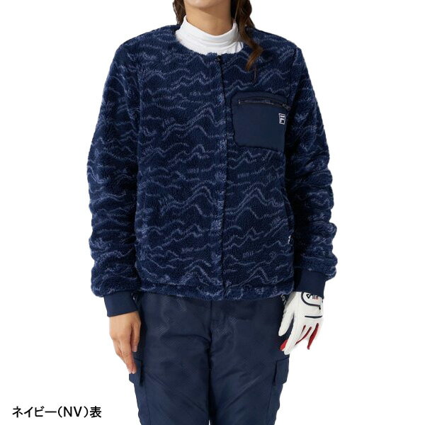 【レディース】フィラ ゴルフ 長袖 リバーシブル フルジップ ブルゾン 792-207 ア...