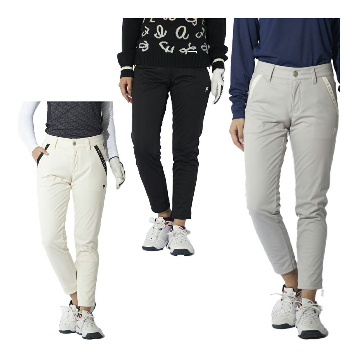 フィラゴルフロングパンツ蓄熱ボンデ...