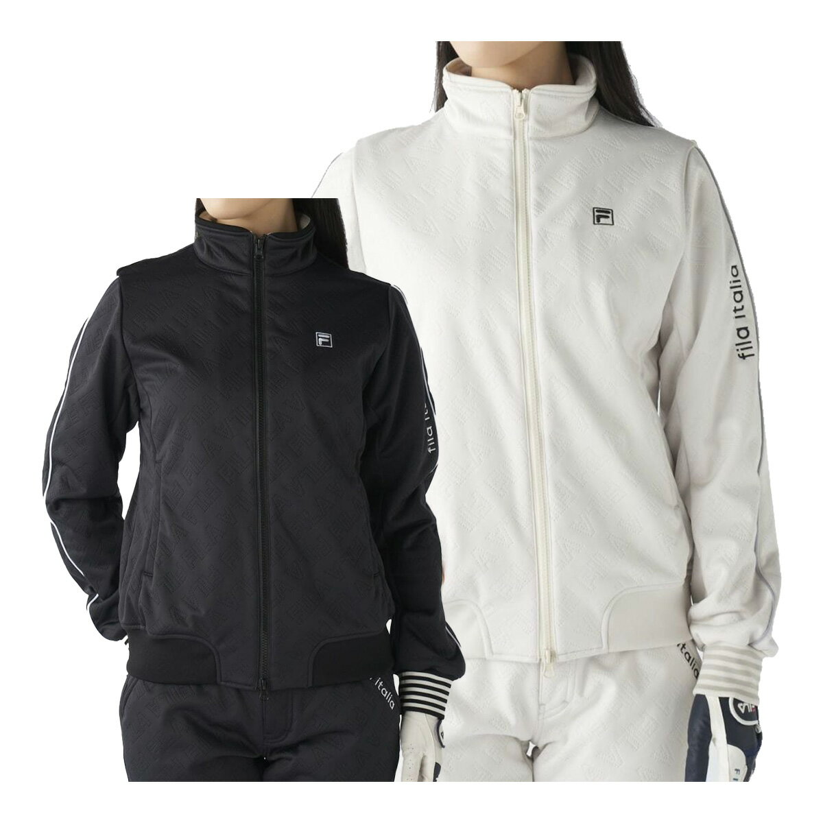 フィラゴルフ長袖フルジップジャケッ...