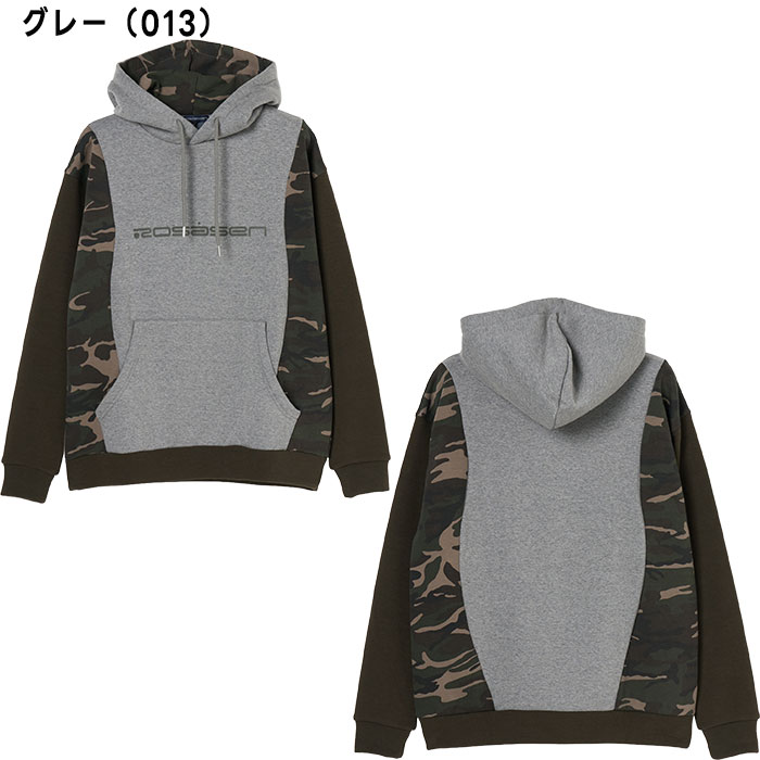 ロサーセン ゴルフ 長袖 裏起毛 切替 フーディー 044-34011 ゴルフウェア トップス 2025年秋冬モデル Rosasen GOLF