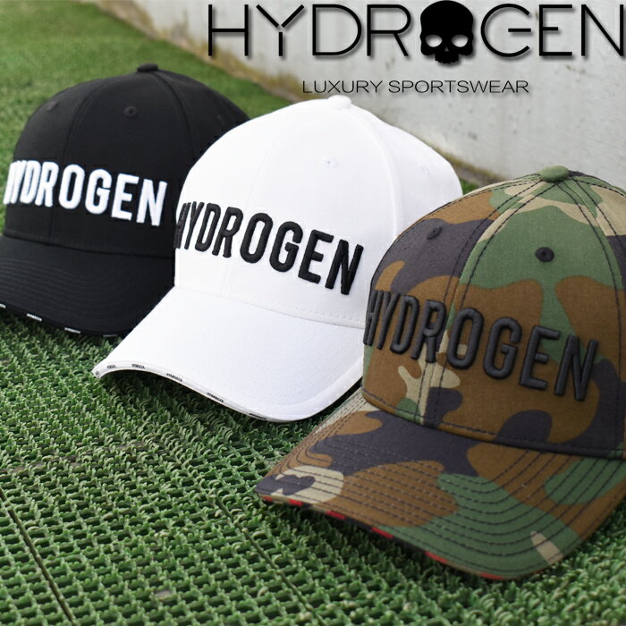 HYDROGEN ハイドロゲン ベースボールキャップ ICON CAP 225920 全3色 ロゴ刺繍 ハイドロゲン キャップ ハイドロゲン 帽子