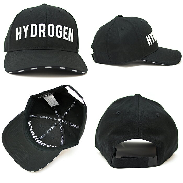 HYDROGEN ハイドロゲン ベースボールキャップ ICON CAP 225920 全3色 ロゴ刺繍 ハイドロゲン キャップ ハイドロゲン 帽子