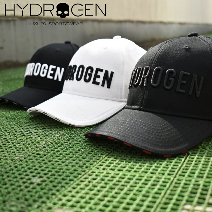 HYDROGEN ハイドロゲン ベースボールキャップ ICON CAP 225920 全3色 ロゴ刺繍 ハイドロゲン キャップ ハイドロゲン 帽子