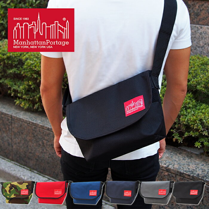 Manhattan Portage マンハッタンポーテージ 1605-JR 全6色 Messenger メッセンジャーバッグ ショルダーバッグ メンズ レディース NYLON MESSENGER BAG JR(SM)