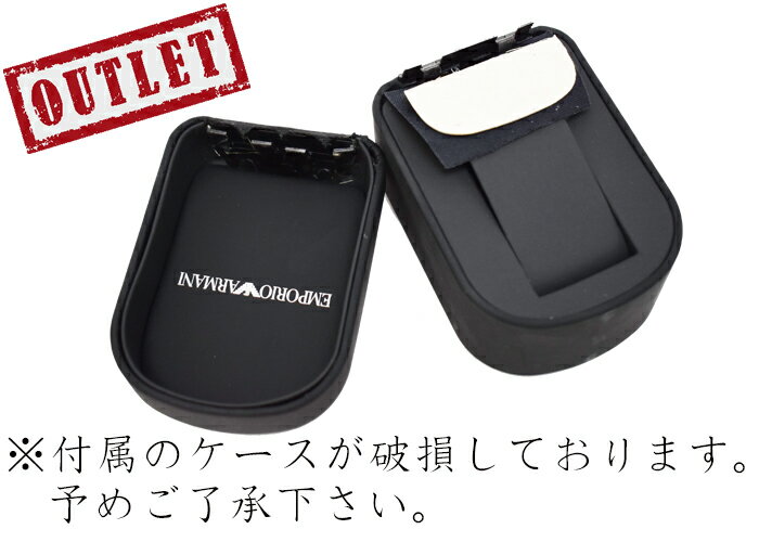 【アウトレット BOX破損】EMPORIO ARMANI エンポリオアルマーニ メンズ腕時計 43mm...