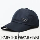 EMPORIO ARMANI エンポリオアルマーニ ベースボールキャップ ブラック 627393 3F563 アルマーニ 帽子