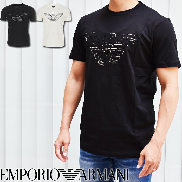 エンポリオ アルマーニ Tシャツ メンズ EMPORIO ARMANI エンポリオ アルマーニ イーグルロゴ 半袖クルーネックTシャツ 全2色 3L1TFM 1JPZZ アルマーニ tシャツ エンポリオアルマーニ tシャツ ブランド tシャツ