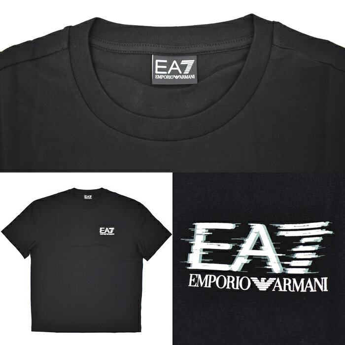 EMPORIO ARMANI エンポリオアルマーニ EA7 半袖クルーネックTシャツ バックプリン...
