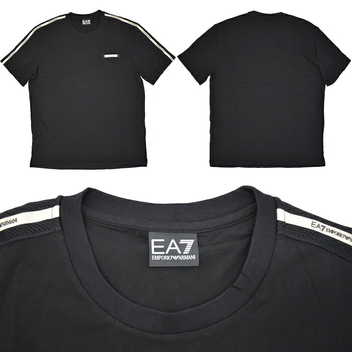 EMPORIO ARMANI エンポリオアルマーニ EA7 ロゴバンド 半袖クルーネックTシャツ 全...