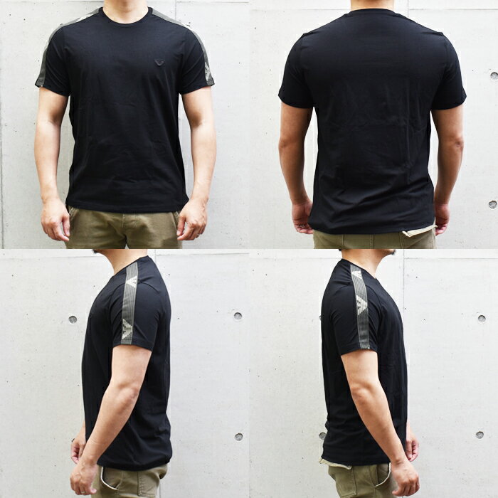 EMPORIO ARMANI エンポリオ アルマーニ 半袖クルーネックTシャツ 全2色 EM000377 A...