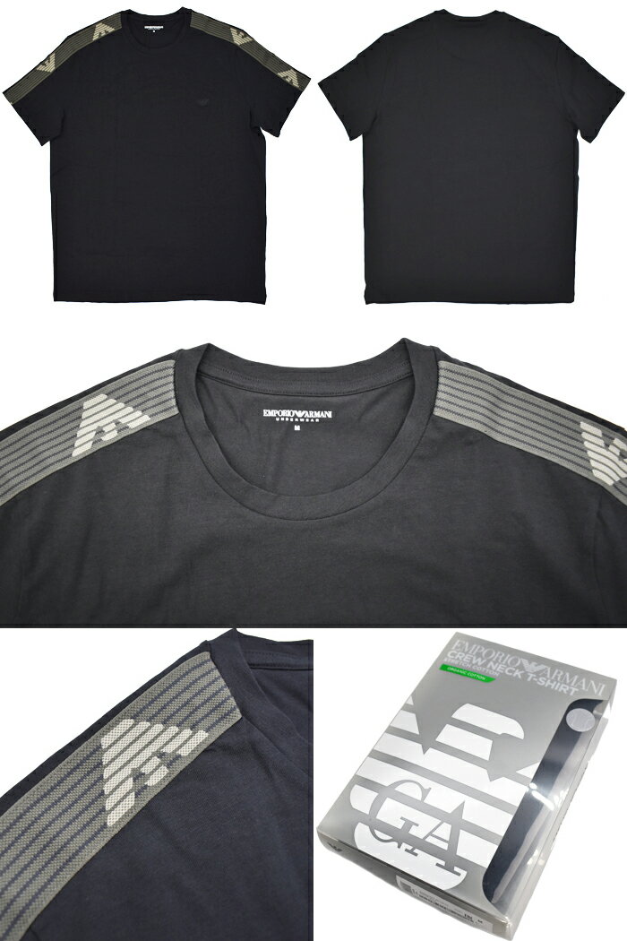 EMPORIO ARMANI エンポリオ アルマーニ 半袖クルーネックTシャツ 全2色 EM000377 A...