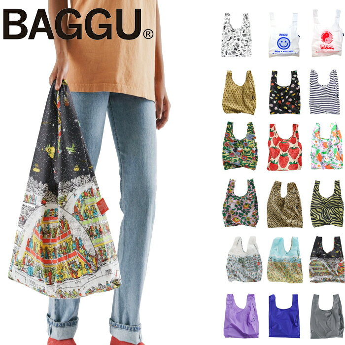 バグゥ エコバッグ BAGGU バグゥ エコバッグ Mサイズ 全16デザイン STANDARD BAGGU スタンダードバグー ショッピングバッグ レジバッグ メール便可