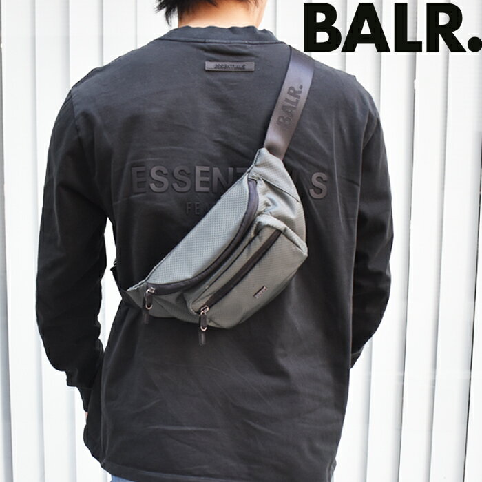 BALR. ボーラー ボディバッグ ベルトバッグ ウエストポーチ カーキ Salerno Ripstop Waistpack balr バッグ B6220.1019