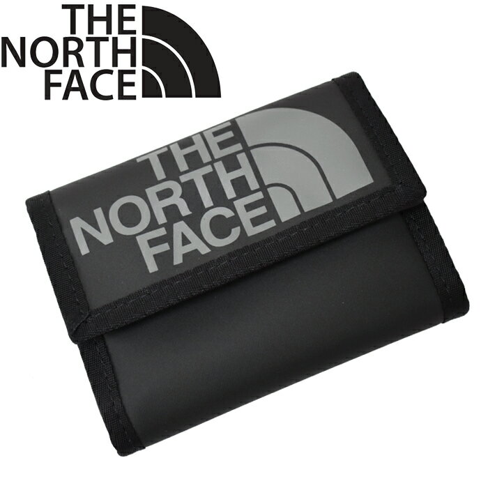 THE NORTH FACE ザノースフェイス 三つ折り財布 ブラック BASE CAMP WALLET NF0A52THJK3 ノースフェイス 財布 男女兼用