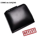 COMME des GARCONS コムデギャルソン L字ファスナー ミニ財布 コンパクト コインケース BLACK/ブラック SA3100VB ギャルソン 財布