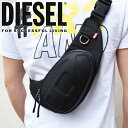 DIESEL ディーゼル ボディバッグ ショルダーバッグ ブラック X09841 P4630 T8013 ディーゼル バッグ diesel バッグ 1DR-POD CROSS BODY