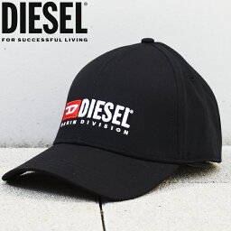 ディーゼル DIESEL ディーゼル ベースボールキャップ CORRY DIV HAT ブラック A03699 0JCAR ディーゼル 帽子 ディーゼル キャップ ユニセックス