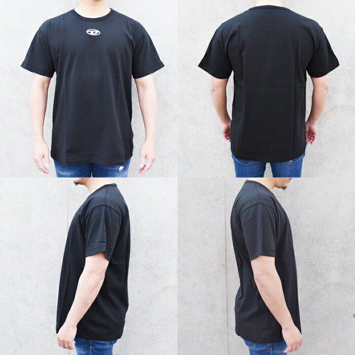 DIESEL ディーゼル 半袖クルーネックTシャツ 全2色 オーバルDロゴ Tシャツ A20297 ...