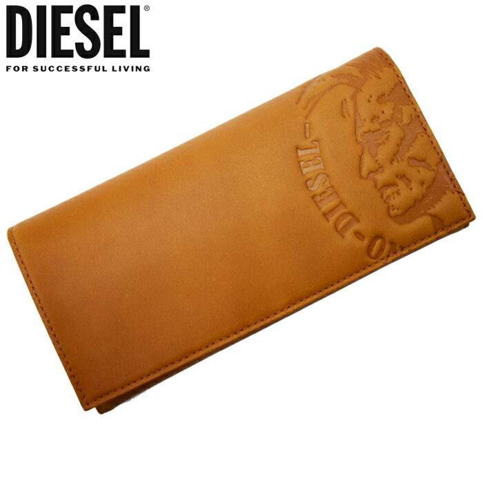 ディーゼル 長財布（メンズ） DIESEL ディーゼル 長財布 ライトブラウン X04765 PR160 T2278 24A DAY ディーゼル ディーゼル 財布 diesel 財布 メンズ レディース