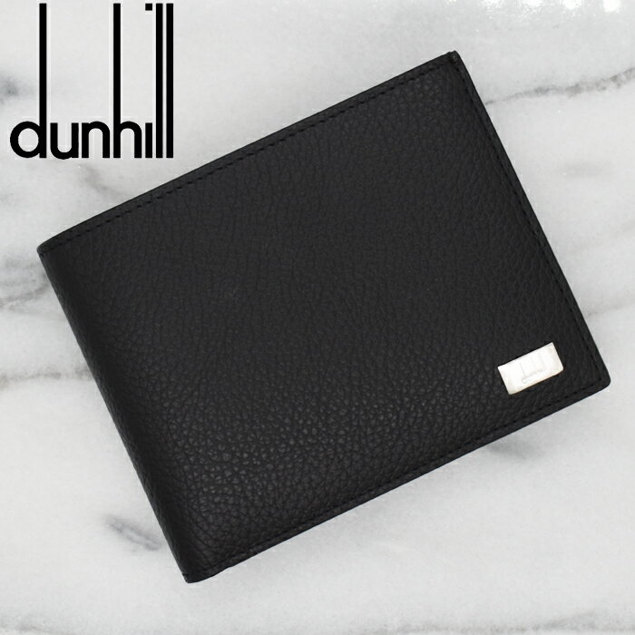 ダンヒル 二つ折り財布（メンズ） Dunhill ダンヒル レザー二つ折り財布 AVORITIES アボリティーズ ブラック 19F2932AV001R ダンヒル 財布 父の日ギフト アヴォリティーズ