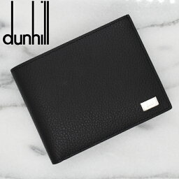 アボリティーズ Dunhill ダンヒル レザー二つ折り財布 AVORITIES アボリティーズ ブラック 19F2932AV001R ダンヒル 財布 父の日ギフト アヴォリティーズ