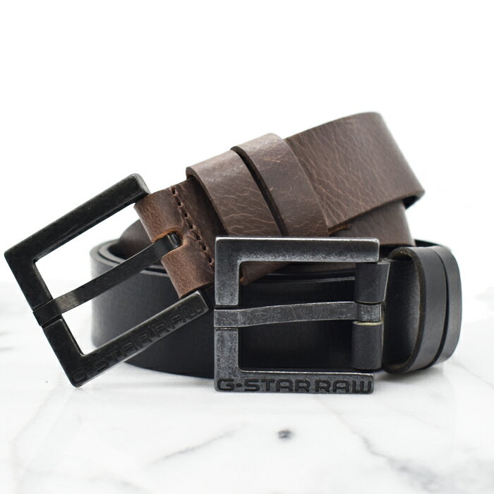 レザーベルト G-STAR RAW ジースターロウ アンティーク加工 レザーベルト 全2色 DUKO BELT D04164 ジースターロウ ベルト メンズ ジースター ベルト メンズ ベルト メンズ ブランド