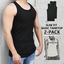 G-STAR RAW ジースターロウ 2枚組 タンクトップ ブラック SLIM FIT BASIC TANKTOP 2-PACK D07206 スリムフィット ジースター tシャツ インナー ジースターロウ ノースリーブ 二枚組 アンダーシャツ