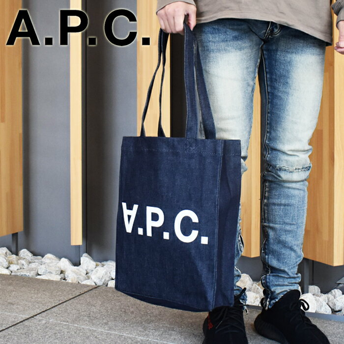 APC アーペーセー トートバッグ デニムトート INDIGO/デニムブルー M61445 TOTE LAURE apc バッグ A.P.C.