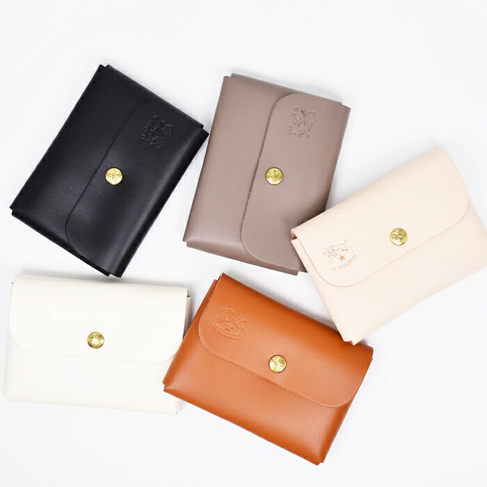 IL BISONTE イルビゾンテ 名刺入れ カードケース SCC032 全5色 イルビゾンテ 名刺入れ イルビゾンテ 定番アイテム