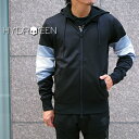 HYDROGEN ハイドロゲン メンズ ジップアップパーカー ジャージ 250624 BLACK/ブラック L.A. HOODIE フーディー ジップパーカー ハイドロゲン パーカー