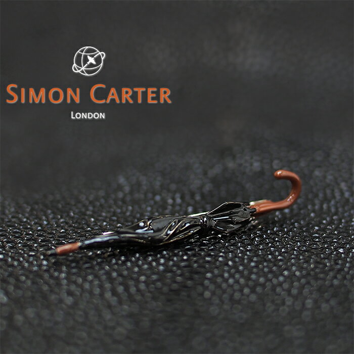 SIMON CARTER サイモンカーター タイバー ネクタイピン LONDON ENAMEL TIE SLIDE タイクリップ 傘 アン..